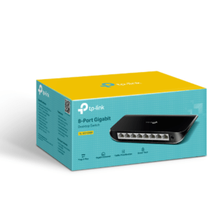 Switch 8 Portas, 10/100/1000 Gigabit, Mesa, TL-SG1008D