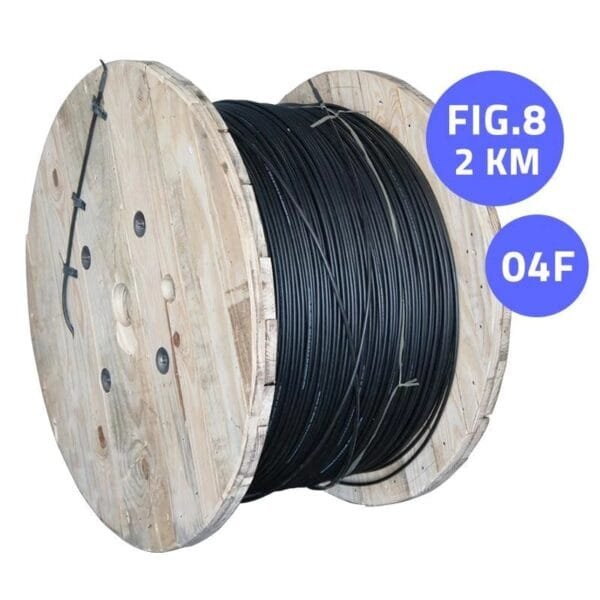 Cabo de Fibra Óptica Fig.8 4FO CFOA-SM-DROP-FIG8-04FO-COG - 2KM