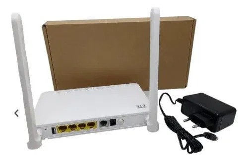 Roteador Zte F670l Gpon Ont Wifi ac 5dbi 4ge 2.4g/5g 1 Roteador Zte F670l Gpon Ont Wifi ac 5dbi 4ge 2.4g/5g